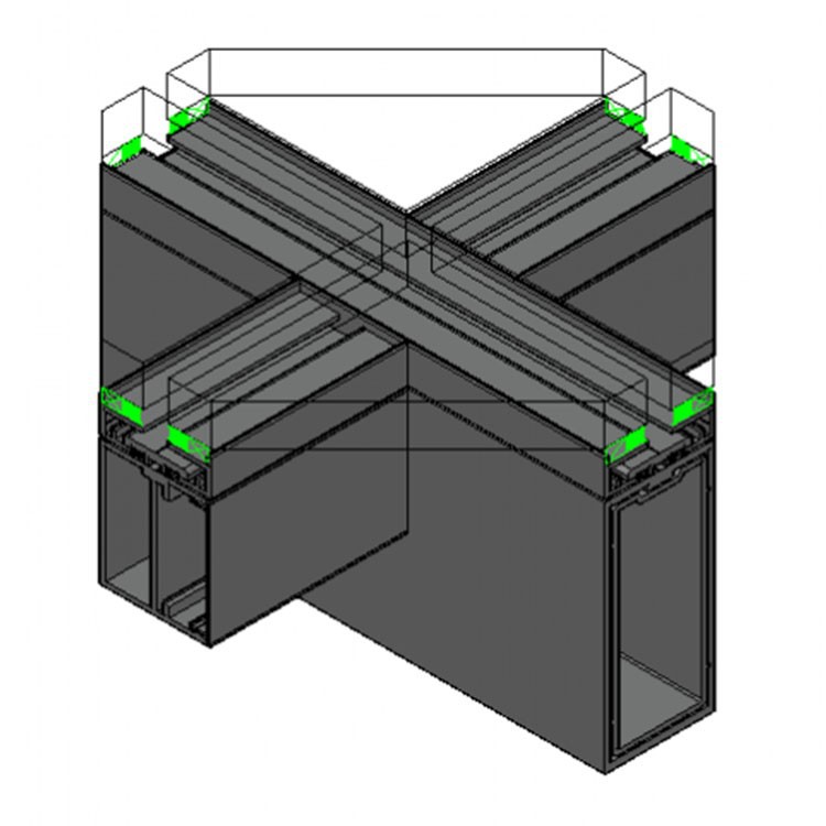 Thermally Broken Curtain Wall 2
